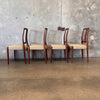 Set of Four Vintage D-Scan Teak Dining Chairs