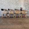 Set of Four Directors Chairs From Warner Bros