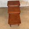 Set of Three 1960s Danish Modern Teak Nesting Tables