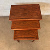 Set of Three 1960s Danish Modern Teak Nesting Tables