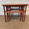 Set of Three 1960s Danish Modern Teak Nesting Tables