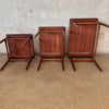 Set of Three 1960s Danish Modern Teak Nesting Tables