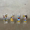 Set of Four Vintage Disney Pepsi Glasses