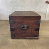 Antique Detailed Primitive Trunk / Chest