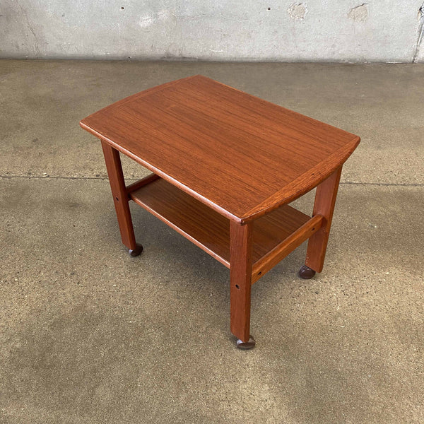 Mid Century Teak Bar Cart