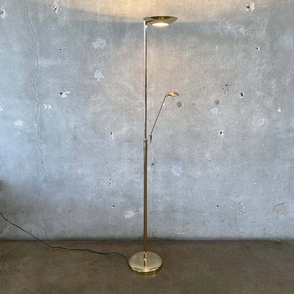 Mid Century Modern Brass Floor Lamp German Postmodern By Holt Koetter