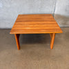 Vintage Solid Oak End Table