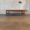 Mid Century Walnut Coffee Table By Bassett