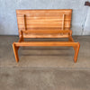 Vintage Solid Oak Coffee Table