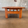 Vintage Solid Oak Coffee Table