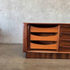 Rosewood Tambour Door Credenza By Bernhard Pedersen & Sons