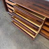 Rosewood Tambour Door Credenza By Bernhard Pedersen & Sons