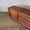 Rosewood Tambour Door Credenza By Bernhard Pedersen & Sons