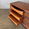 Rosewood Tambour Door Credenza By Bernhard Pedersen & Sons