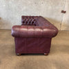 1970s Leather Chesterfield Executive Sofa