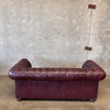 1970s Leather Chesterfield Executive Sofa