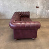 1970s Leather Chesterfield Executive Sofa