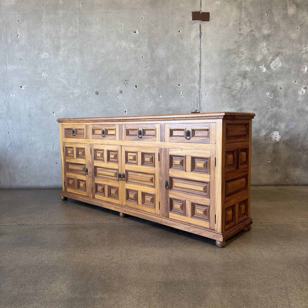 Handcrafted Spanish Colonial Credenza, 1970s