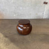 Solid Wood Sculptural Side Table