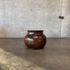 Solid Wood Sculptural Side Table