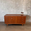 Mid Century Modern Morganton Walnut Buffet & Hutch