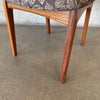 Mid Century Modern Walnut Dining Table with 4 Chairs, Made in Denmark by Morredi