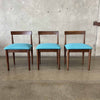 Mid Century Style Walnut Dining Chairs