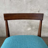 Mid Century Style Walnut Dining Chairs