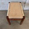 Woven Walnut Small Bench