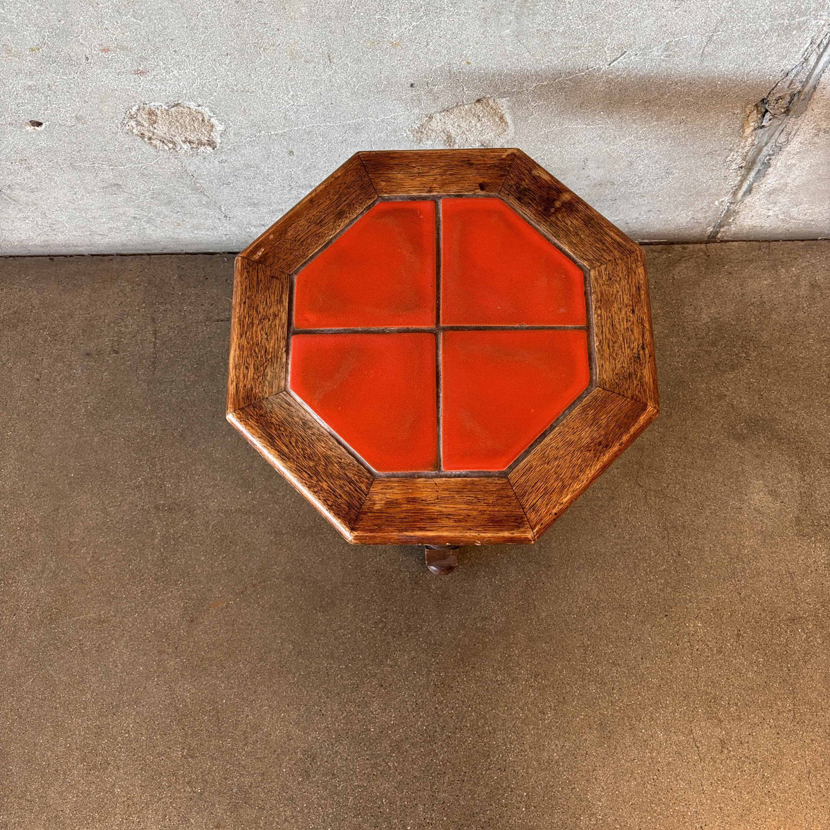 Catalina Tile Table in Wood Base