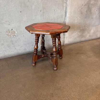 Catalina Tile Table in Wood Base