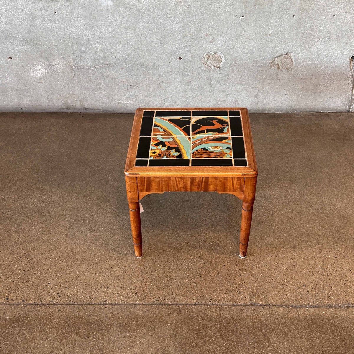 Tudor Scenic Tile Top Table