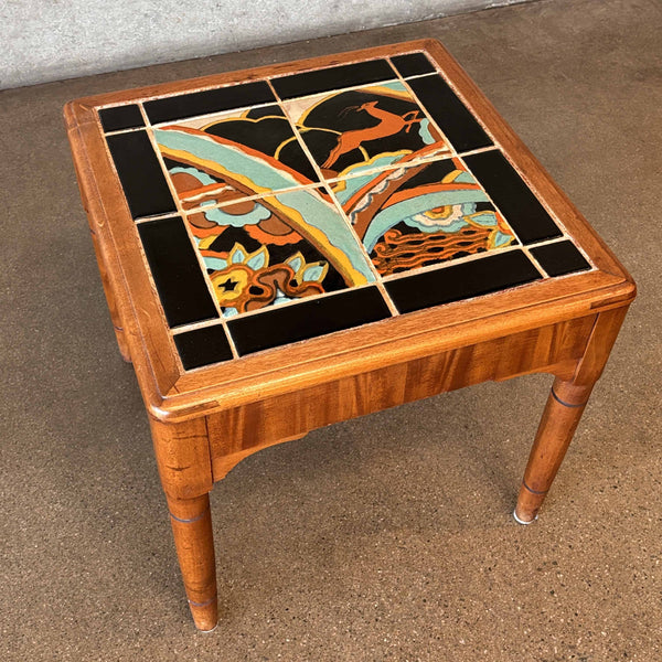 Tudor Scenic Tile Top Table