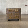 Sarreid Brass Campaign Chest, 1970s, Made in Spain