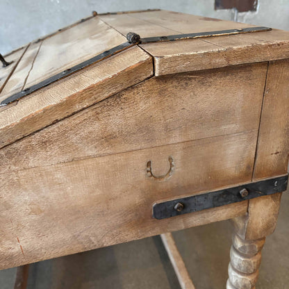 Early Monterey Furniture Monk Desk with Straw Ivory Finish