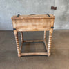 Early Monterey Monk Desk with Straw Ivory Finish