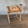 Early Monterey Monk Desk with Straw Ivory Finish