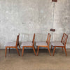 Set of 6 Mount Airy Janus Walnut Dining Chairs by John Stuart