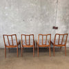 Set of 6 Mount Airy Janus Walnut Dining Chairs by John Stuart