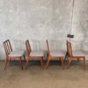 Set of 6 Mount Airy Janus Walnut Dining Chairs by John Stuart