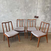 Set of 6 Mount Airy Janus Walnut Dining Chairs by John Stuart