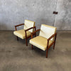 Pair of Mid Century Walnut Arm Chairs By Taylor - 1960s