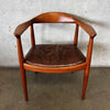 Mid Century Modern Teak "The Chair" by Hans Wegner for Johannes Hansen