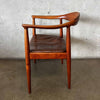 Mid Century Modern Teak "The Chair" by Hans Wegner for Johannes Hansen