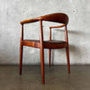 Mid Century Modern Teak "The Chair" by Hans Wegner for Johannes Hansen