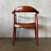 Mid Century Modern Teak "The Chair" by Hans Wegner for Johannes Hansen