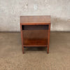 Mid Century Modern Walnut End Table