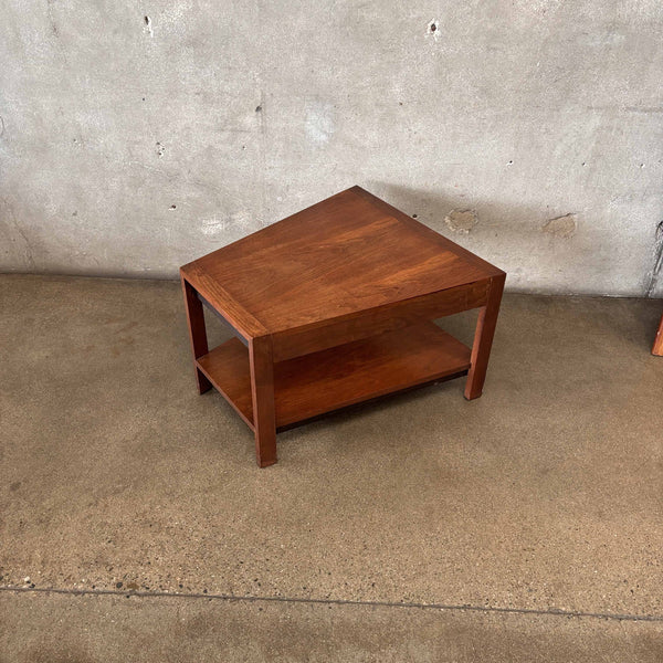 Mid Century Modern Walnut End Table