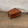 Mid Century Modern Walnut End Table