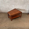 Mid Century Modern Walnut End Table